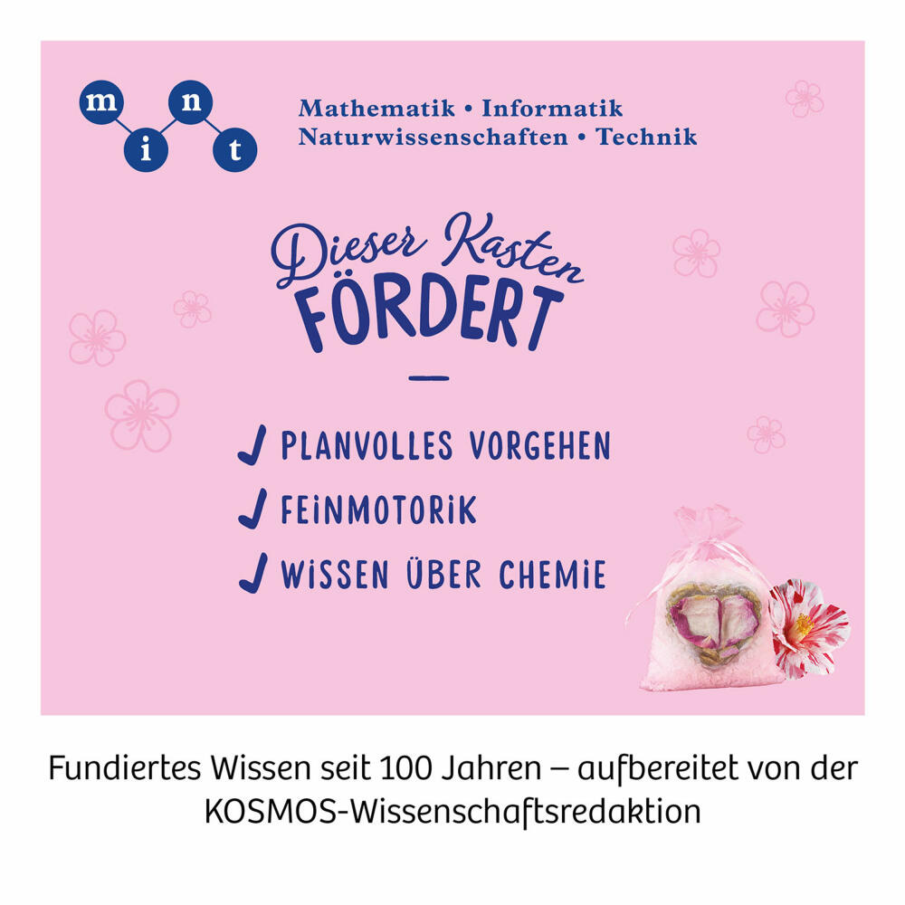 KOSMOS Kosmetik-Studio, Experimentierkasten, DIY, Badesalz, Peeling, Pflegeprodukte, Kinder, ab 8 Jahren, 671563