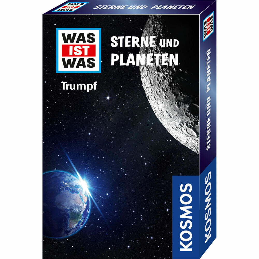 KOSMOS WHAT IS WHAT Trump Stars and Planets, Card Game, Trump Game, Family Game, 741891