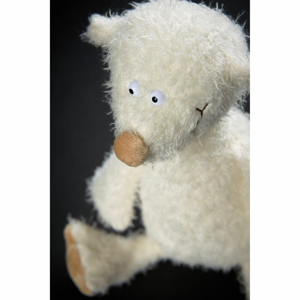 sigikid Bär midi Ach Good!, Kuscheltier, Stofftier, Teddybär, Polyester, Weiß, 25 cm, 43299
