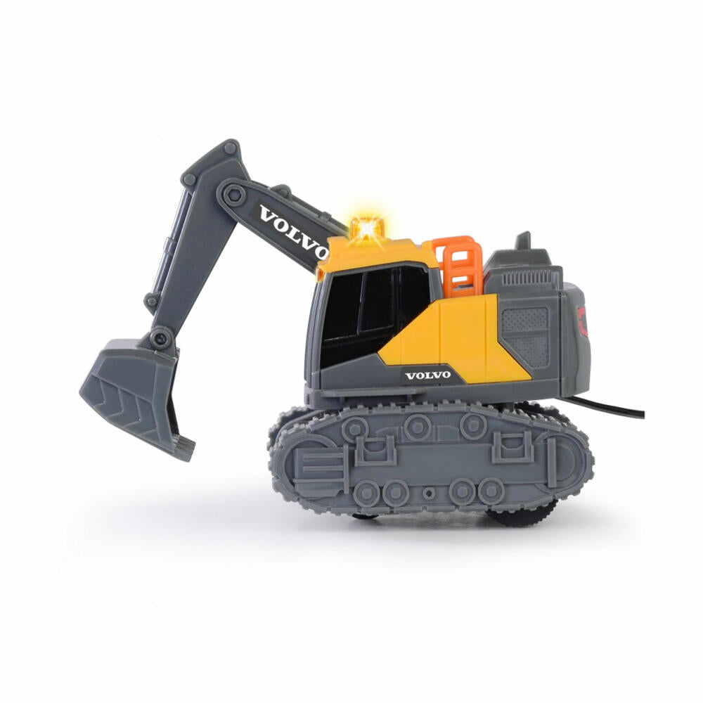 Dickie Toys Mini Volvo Excavator, remote-controlled toy excavator, children's toy, children, 203722013