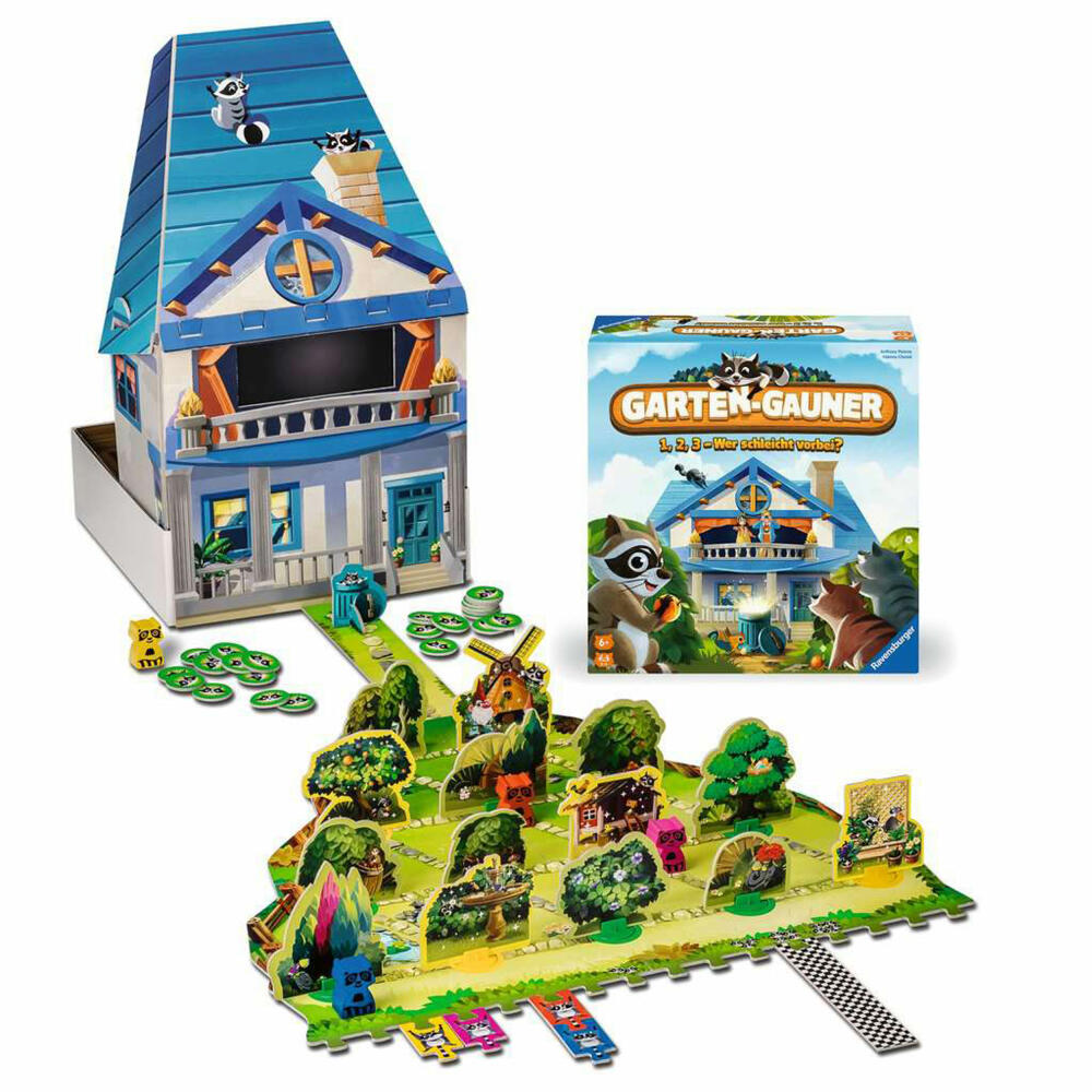 Ravensburger Game Garden-Gauner, Children's Game, Board Game, from 6 years, 22698