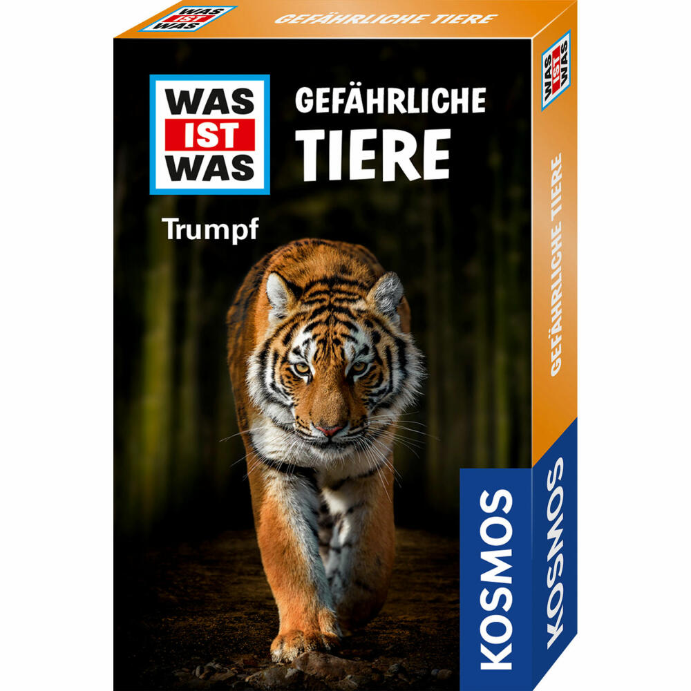 KOSMOS WAS IST WAS Trumpf Dangerous Animals, Card Game, Trump Game, Family Game, 741853