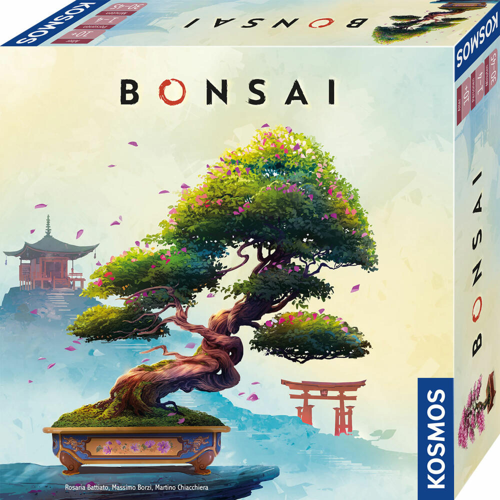 KOSMOS Bonsai, Legespiel, Familienspiel, Gesellschaftsspiel, ab 10 Jahren, 684259