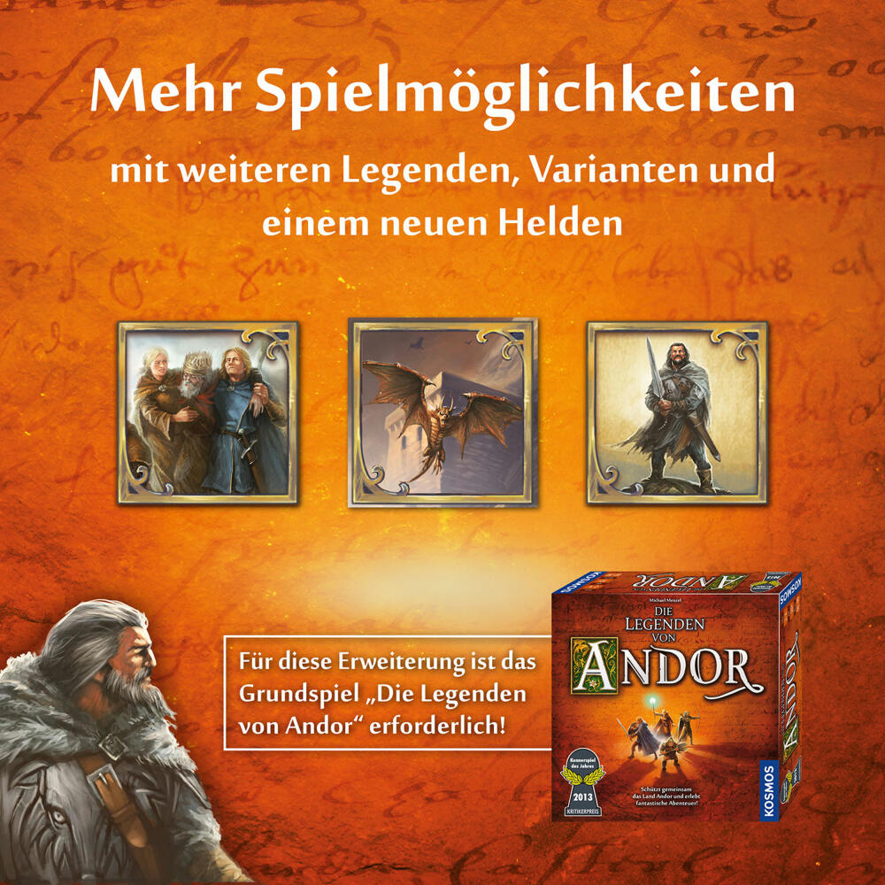 KOSMOS Andor - Die Bonus-Box, Erweiterung, Ergänzung, Strategiespiel, ab 10 Jahren, 684358