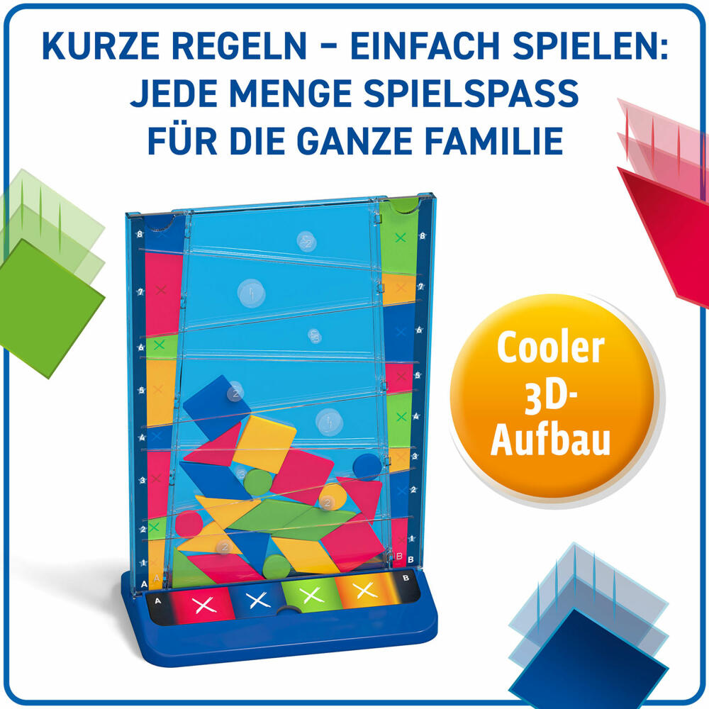 KOSMOS Drop it, family game, board game, skill game, ages 8 and up, 682071