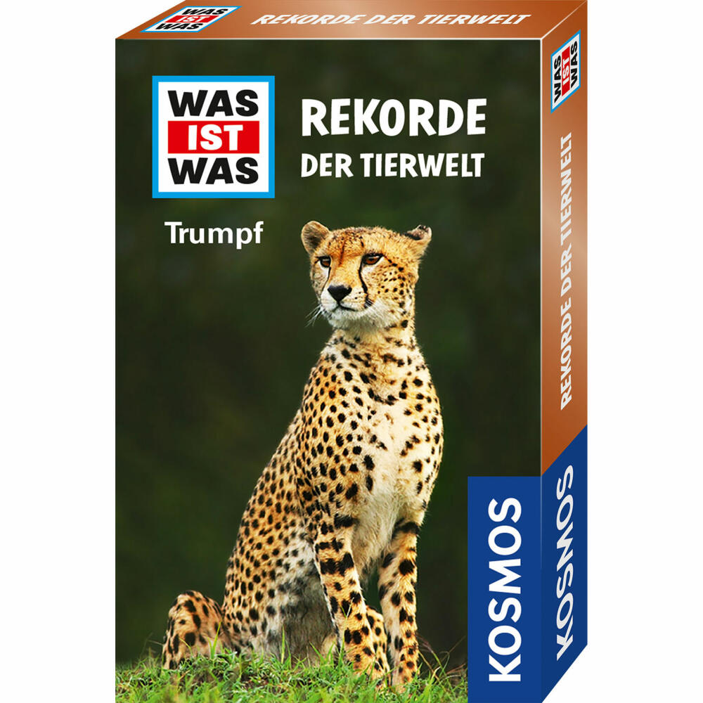 KOSMOS WAS IST WAS Trumpf Rekorde der Tiere, Kartenspiel, Trumpfspiel, Familienspiel, 741914