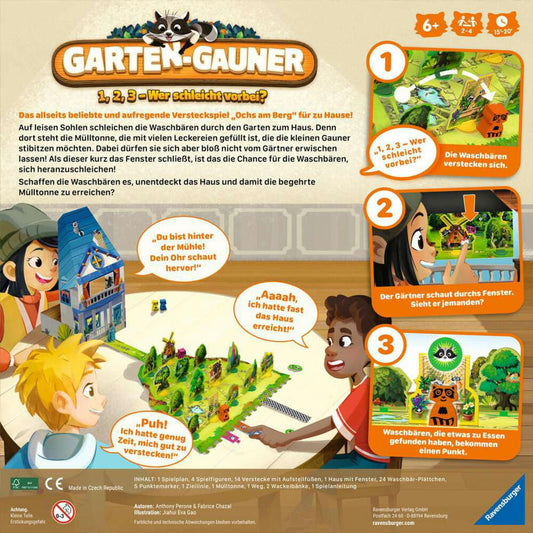 Ravensburger Spiel Garten-Gauner, Kinderspiel, Brettspiel, ab 6 Jahren, 22698