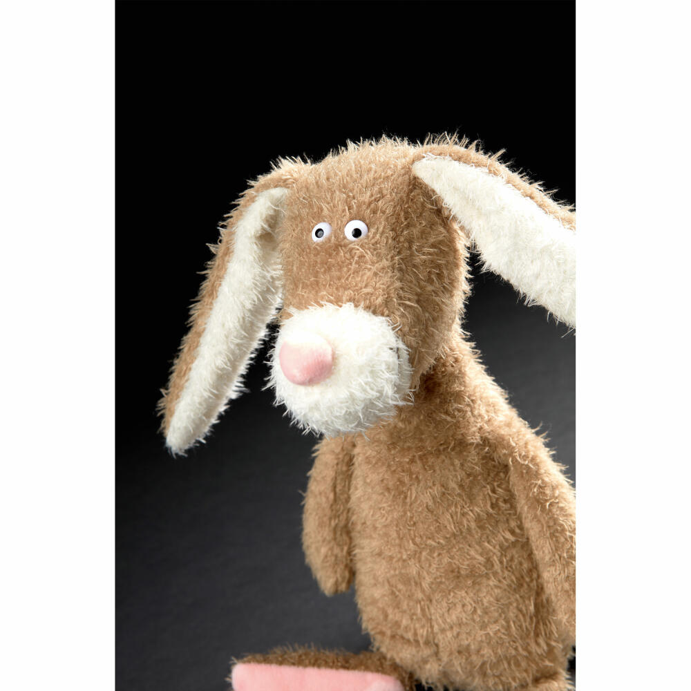 sigikid rabbit Ach Good!, soft toy, stuffed toy, cuddly toy, polyester, brown, 36 cm, 43321