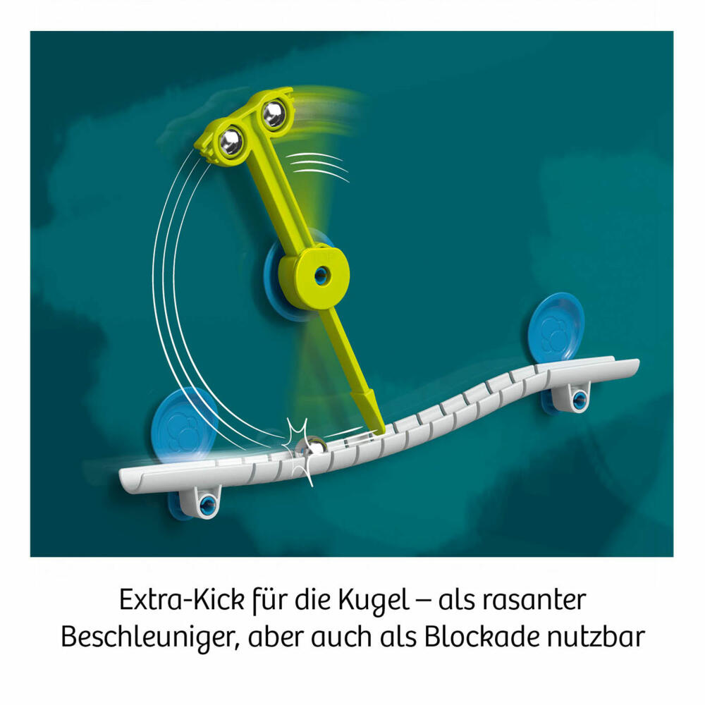 KOSMOS Gecko Run Speed Kick extension, addition, marble run, accessories, from 8 years, 621308