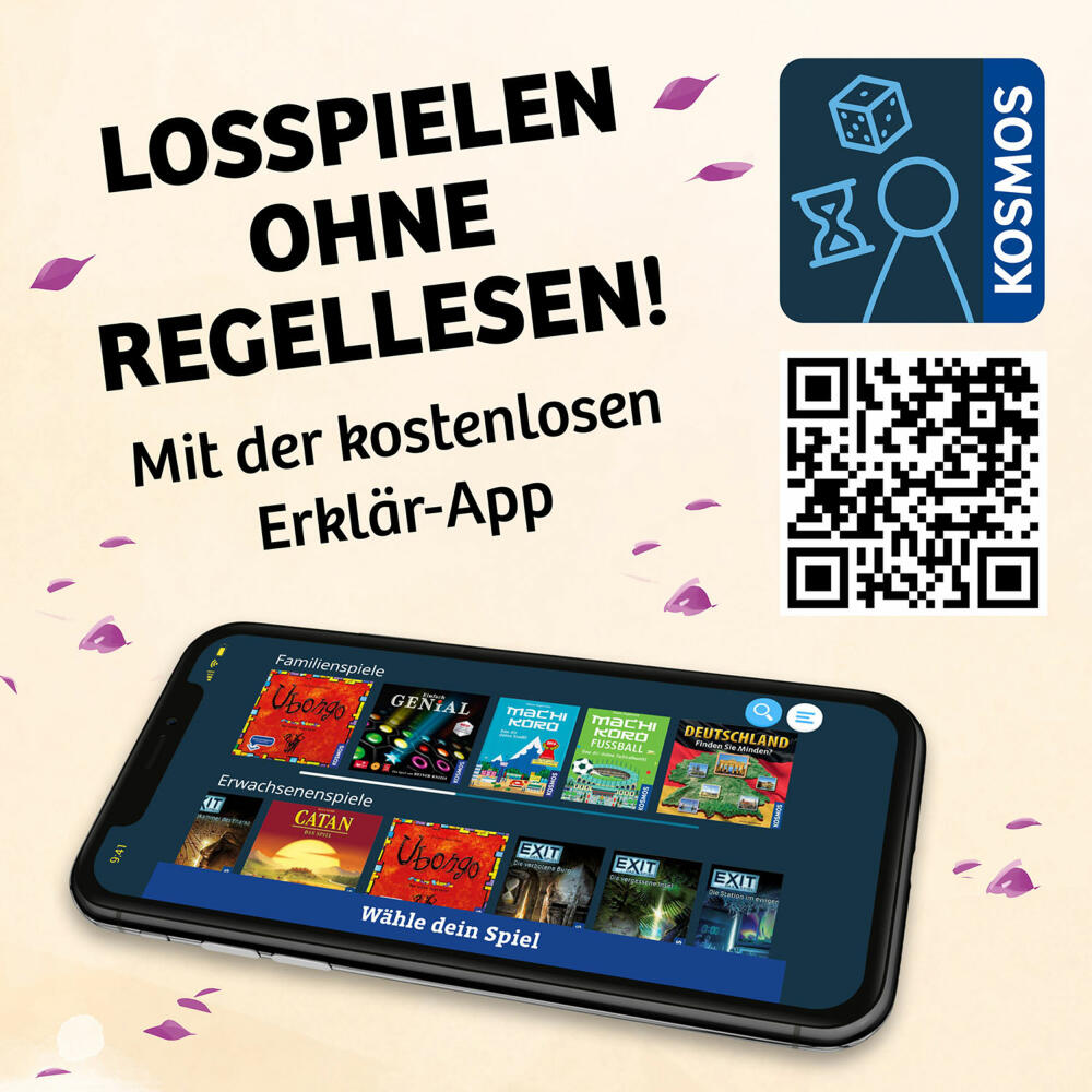 KOSMOS Bonsai, Legespiel, Familienspiel, Gesellschaftsspiel, ab 10 Jahren, 684259