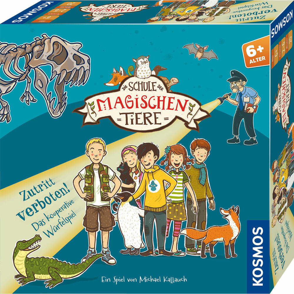 KOSMOS The School of Magical Animals - No Entry!, dice game, cooperative children's game, ages 6 and up, 684334