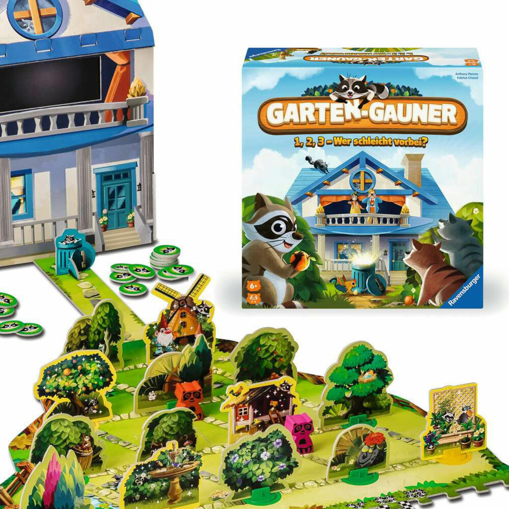 Ravensburger Game Garden-Gauner, Children's Game, Board Game, from 6 years, 22698