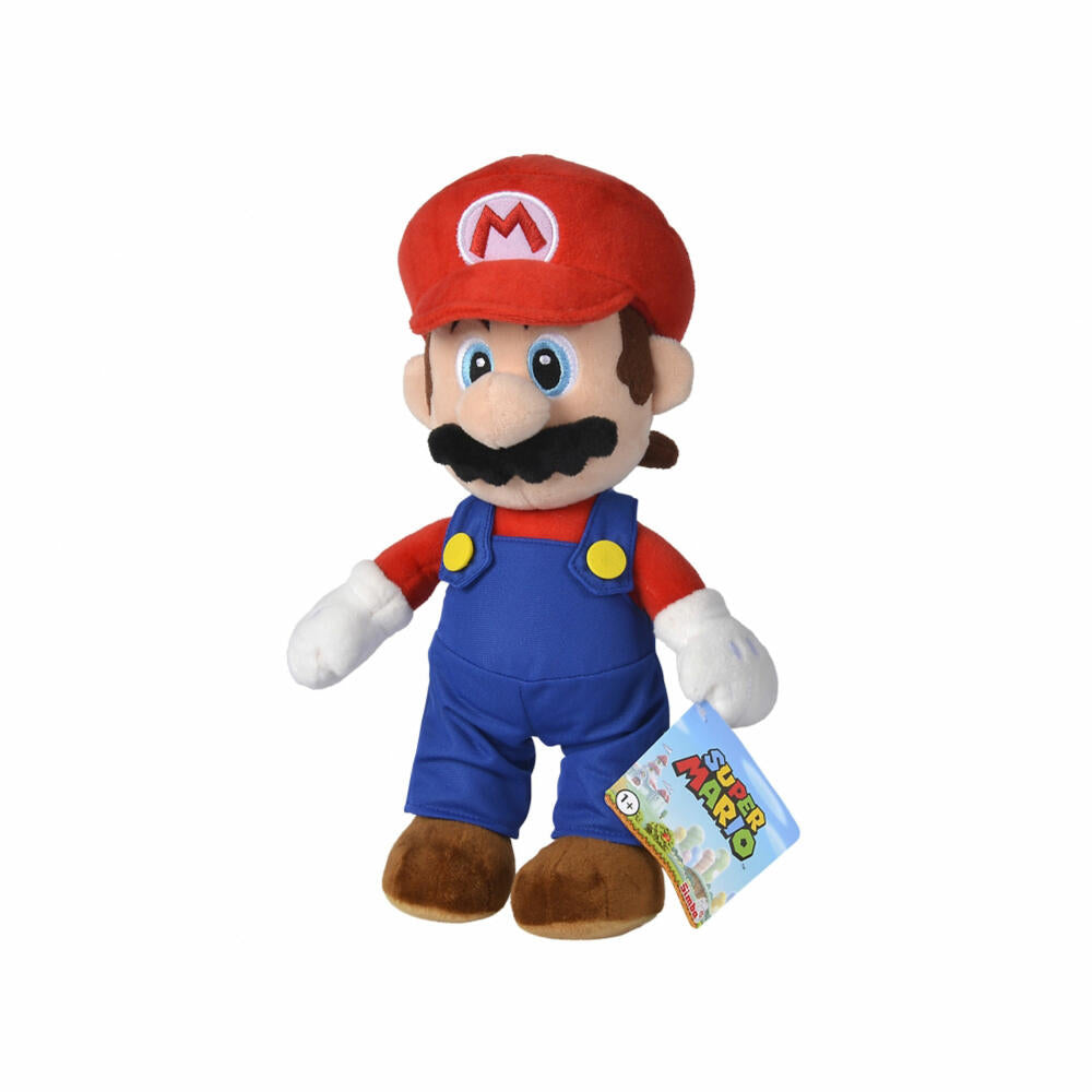 Simba Super Mario, Mario plush, plush figure, cuddly toy, stuffed toy, fabric figure, 30 cm, 109231010