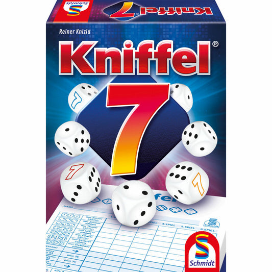 Schmidt Spiele Klein & Fein Kniffel 7, Würfelspiel, Gesellschaftsspiel, ab 8 Jahren, 49436