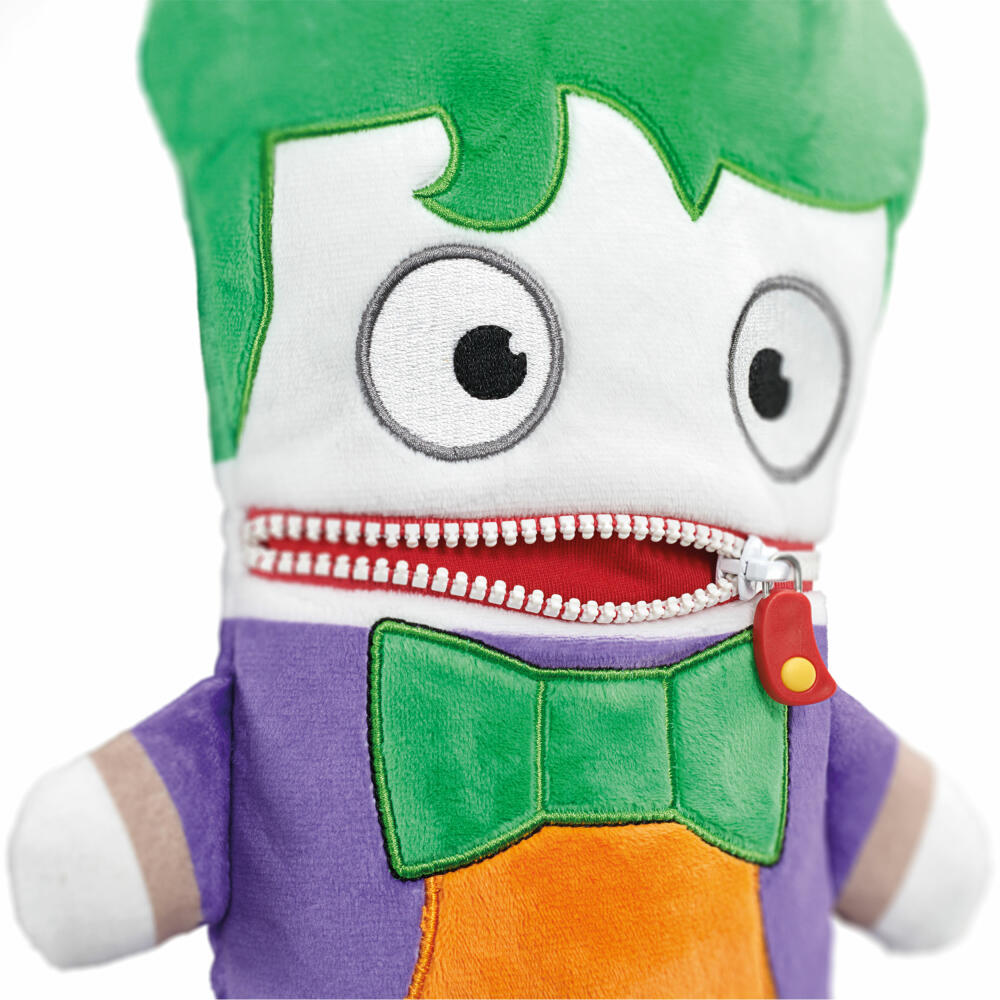 Schmidt Spiele Worry Eater DC Super Hero Joker, Plush Toy, Cuddly Toy, Stuffed Toy, 31 cm, 42554
