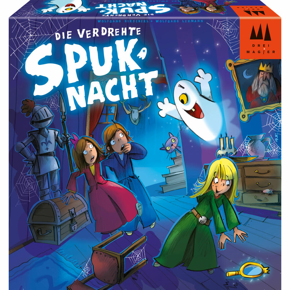 Schmidt Spiele Three Magicians The Twisted Spooky Night, Children's Game, Board Game, from 5 years, 40896