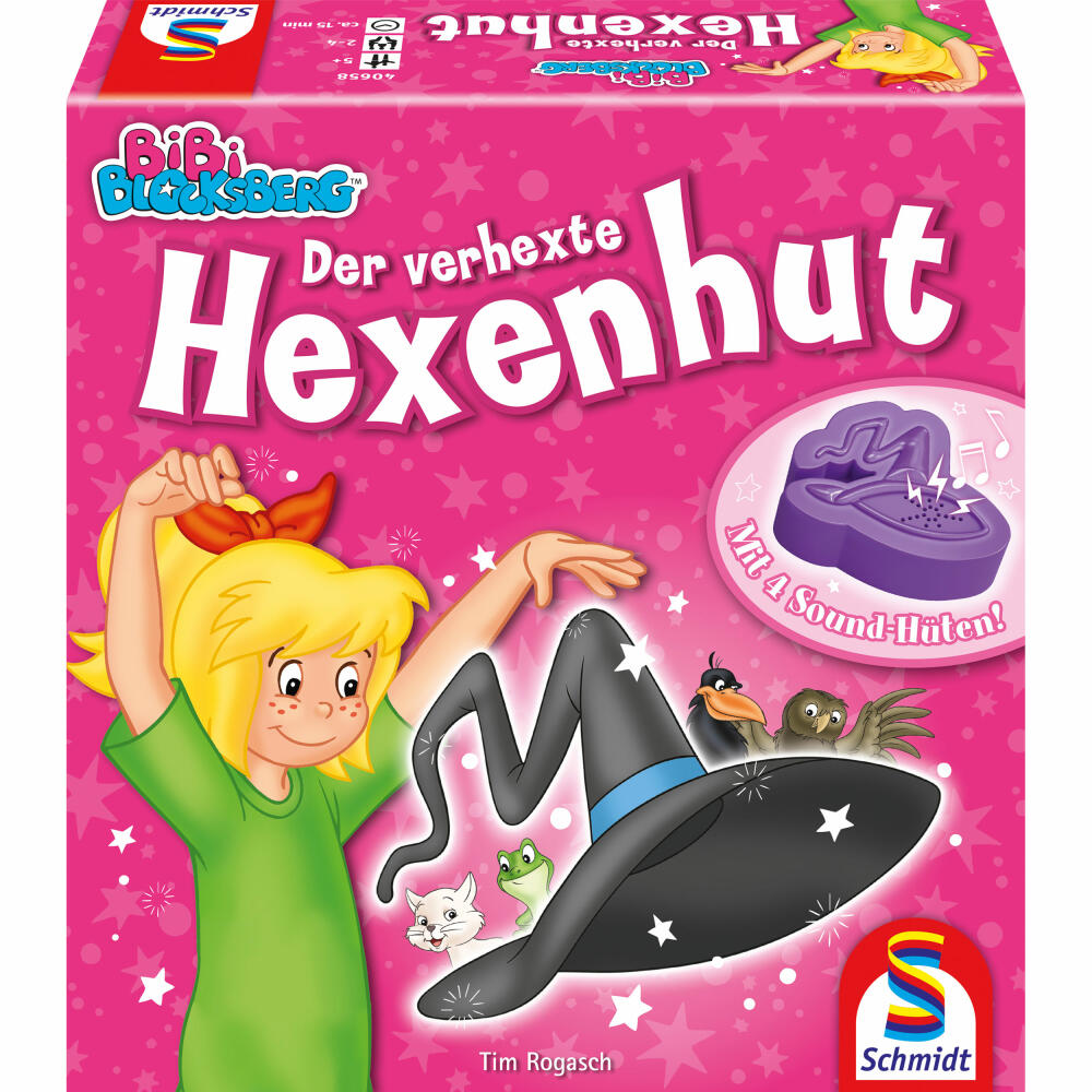 Schmidt Spiele Bibi Blocksberg The bewitched witch's hat, children's game, memory game, from 5 years, 40658