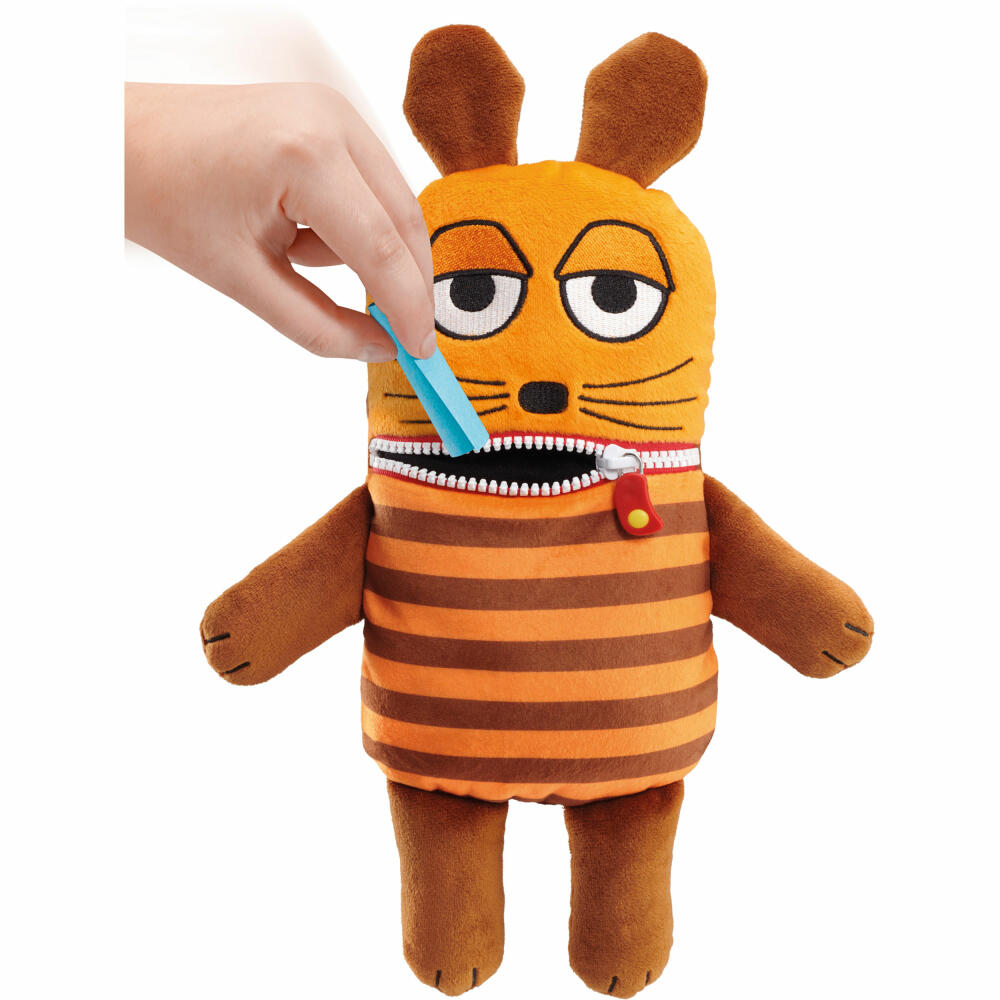 Schmidt Spiele Worry Eater The Mouse, Plush Toy, Cuddly Toy, Stuffed Toy, 34 cm, 42555