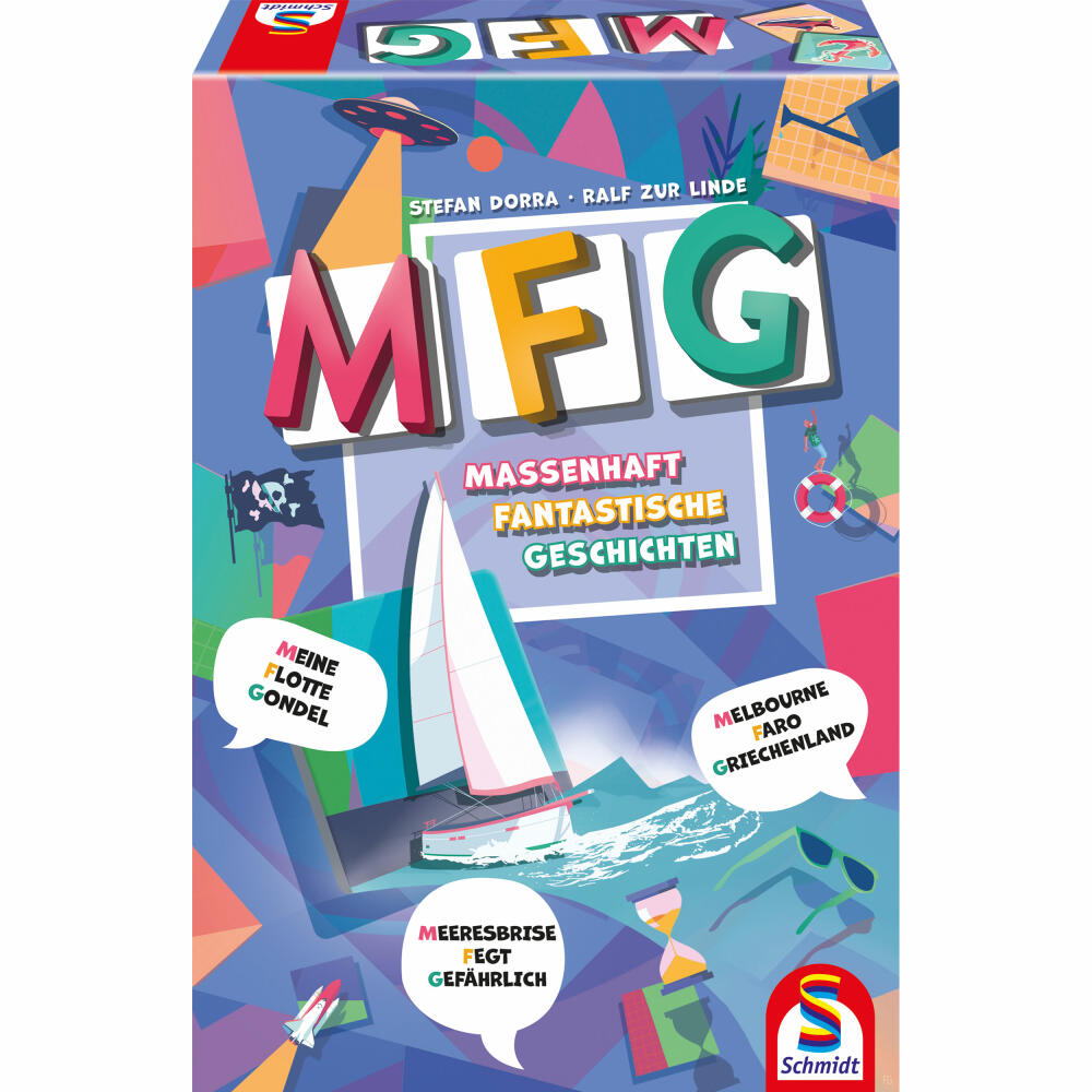Schmidt Spiele MFG, Familienspiel, Partyspiel, Kommunikationsspiel, ab 8 Jahren, 49445