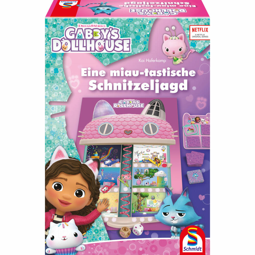 Schmidt Spiele Gabbys Dollhouse A meow-tastic scavenger hunt, children's game, from 4 years, 40655