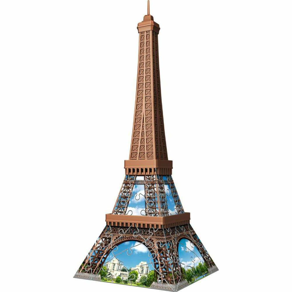 Ravensburger 3D Puzzle Mini Eiffel Tower, three-dimensional puzzle, 54 pieces, 12536
