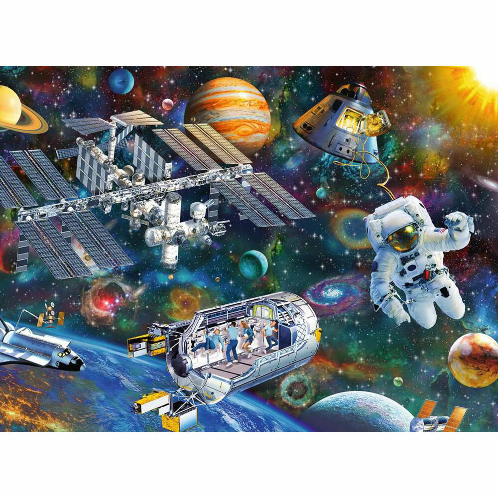 Ravensburger children's puzzle Expedition Space, puzzle with XXL pieces, 200 XXL pieces, 12692