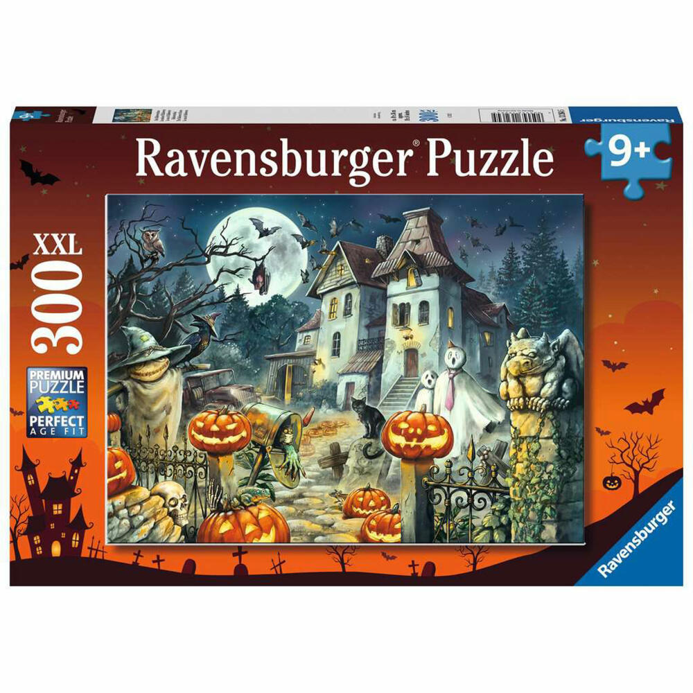 Ravensburger children's puzzle The Halloween House, puzzle with XXL pieces, 300 XXL pieces, 13264