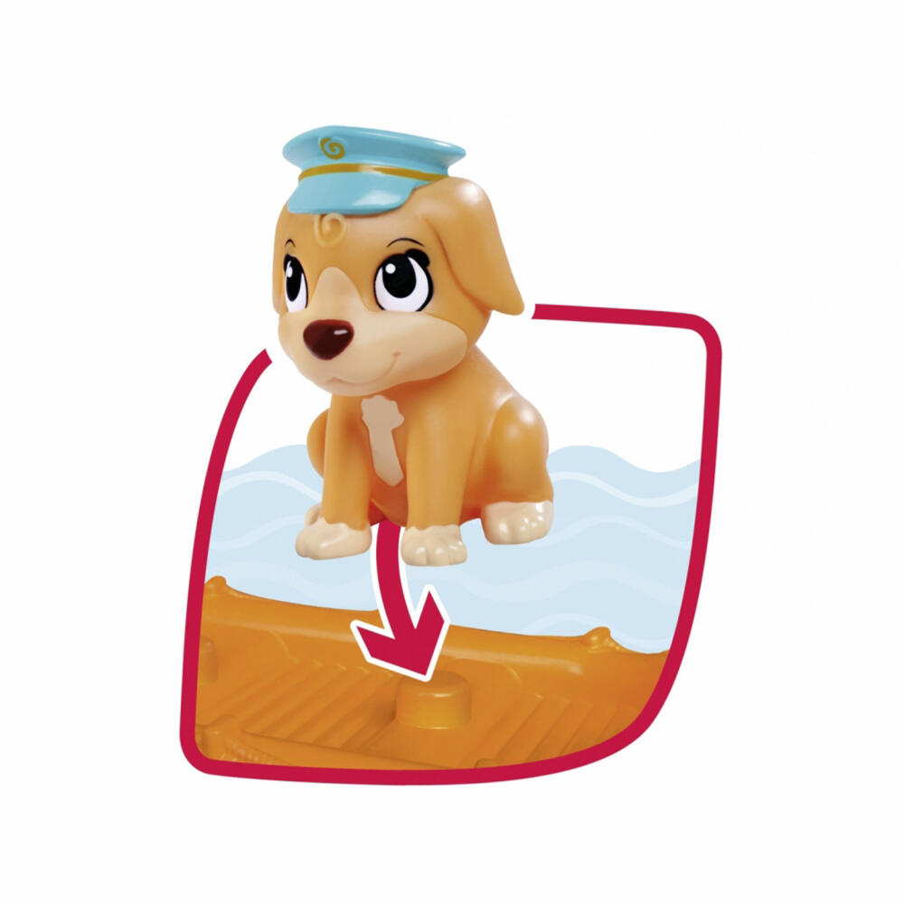 Simba ABC Kleine Tier-Matrosen, Tierfiguren, Spielfiguren, Wasserspielzeug, Spielzeug, 104010092