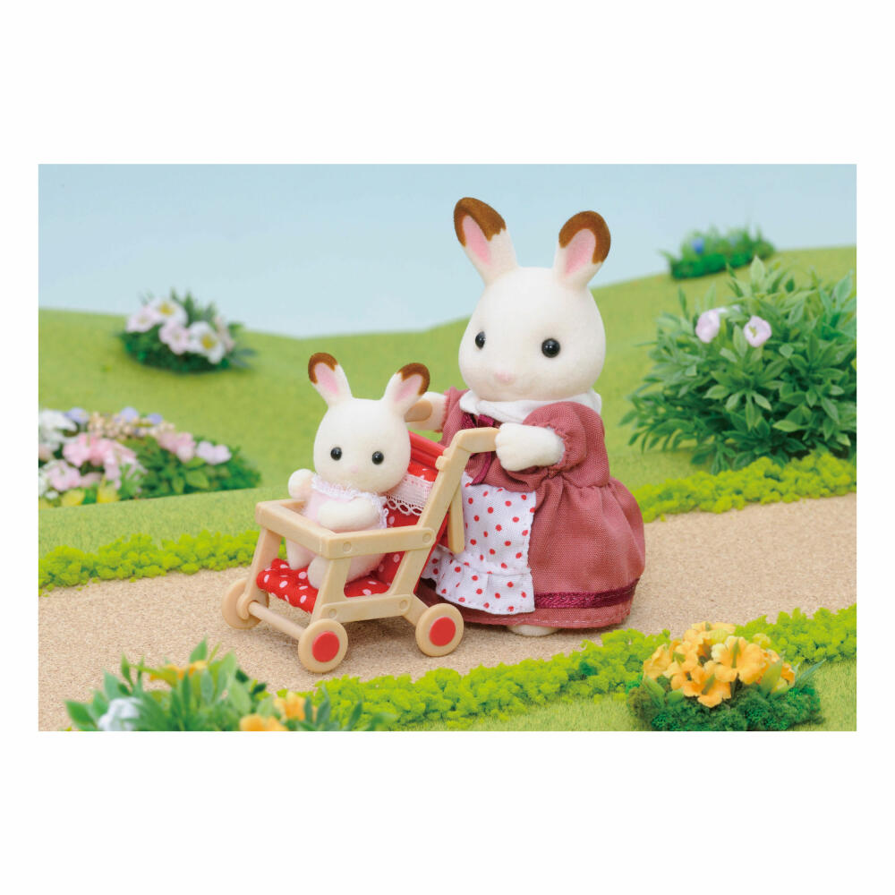 Sylvanian Families Stroller, Baby Carriage, Wagon, Buggy, Stroller, Furniture, Accessories, 4460
