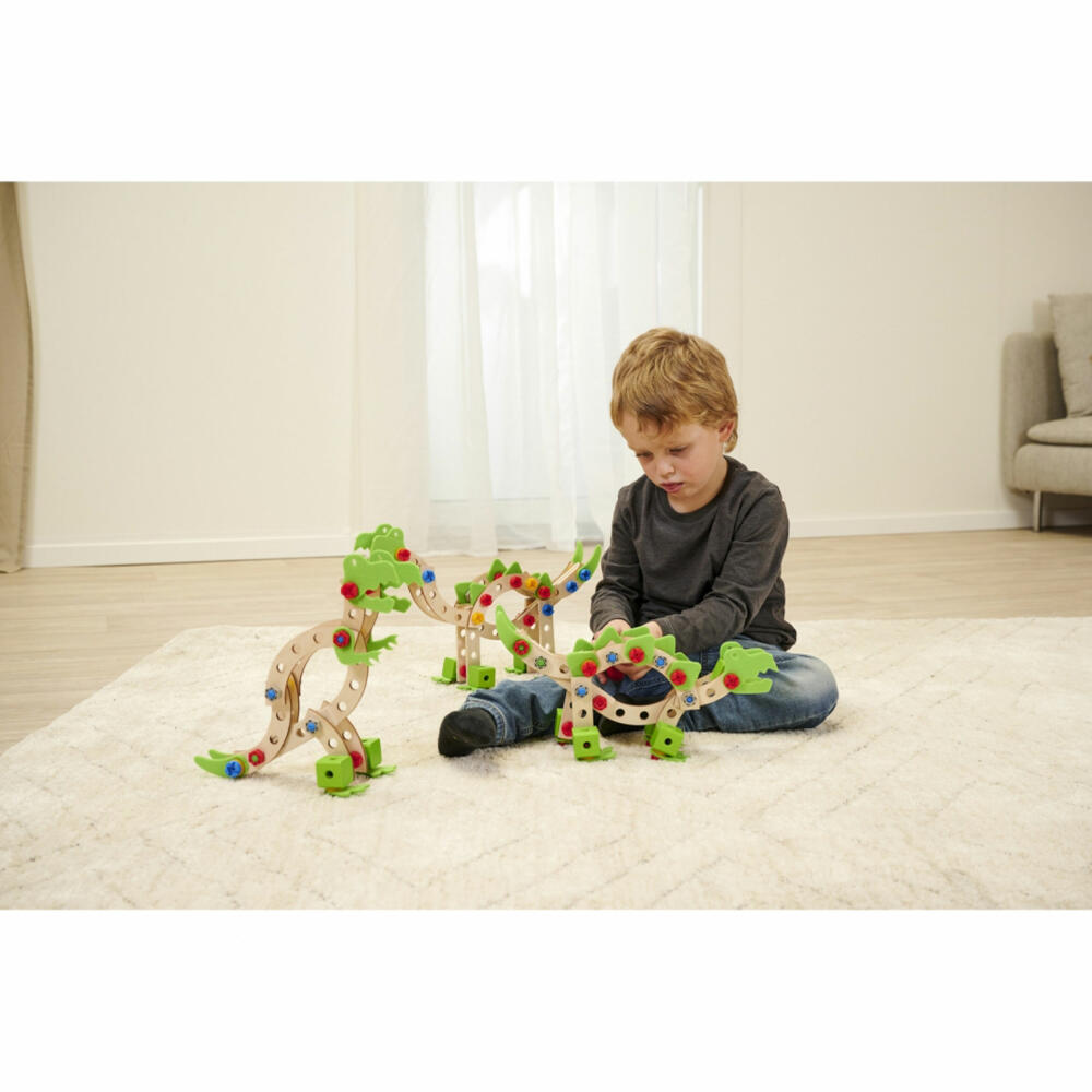 Eichhorn Constructor Dinosaur, 100 pcs., construction set, dino models, T-Rex, construction kit, 100039201