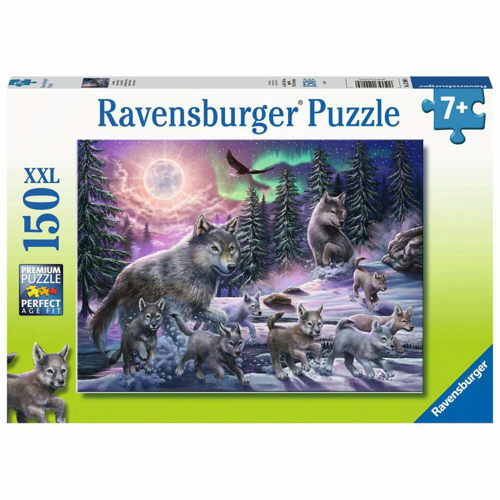 Ravensburger children's puzzle Northern Wolves, puzzle with XXL pieces, 150 XXL pieces, 12908