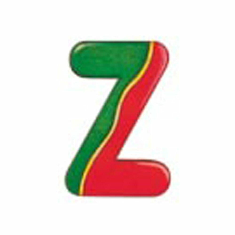 Selecta Toy Alphabet Z, Letter, Children's Room Decoration, Wooden Toy, Wood, 8 cm, 60926