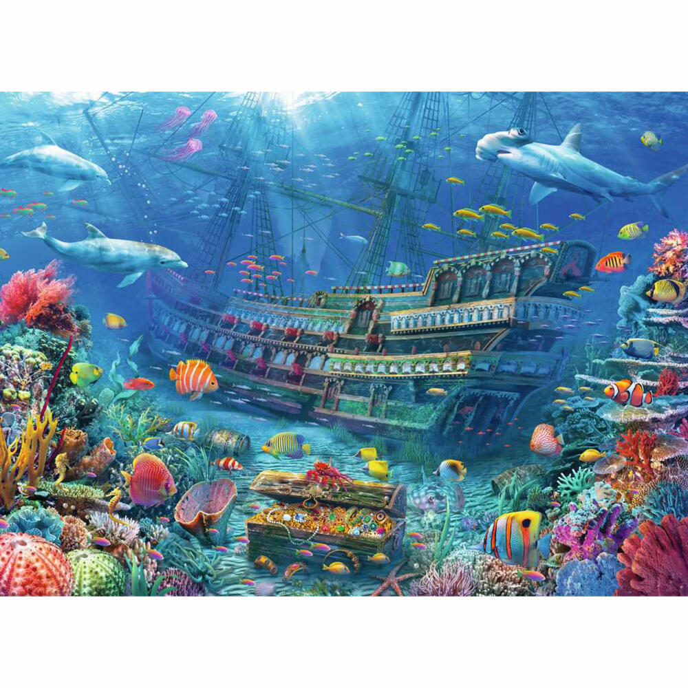 Ravensburger Children's Puzzle Sunken Ship, Puzzle with XXL Pieces, 200 XXL Pieces, 12944