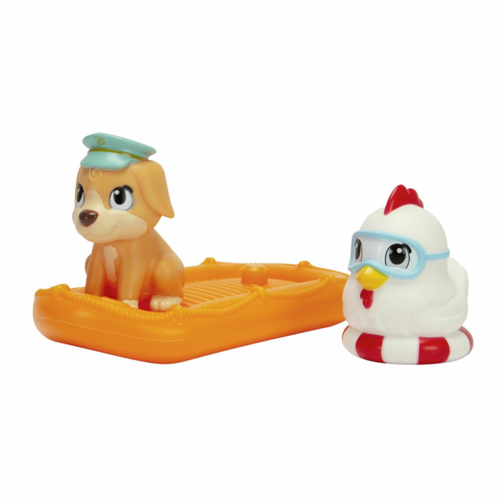 Simba ABC Kleine Tier-Matrosen, Tierfiguren, Spielfiguren, Wasserspielzeug, Spielzeug, 104010092
