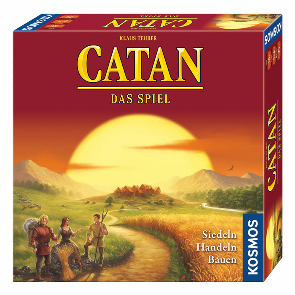 KOSMOS Catan - The Game, Strategy Game, Adventure Game, Strategy and Adventure, from 10 years, 693602