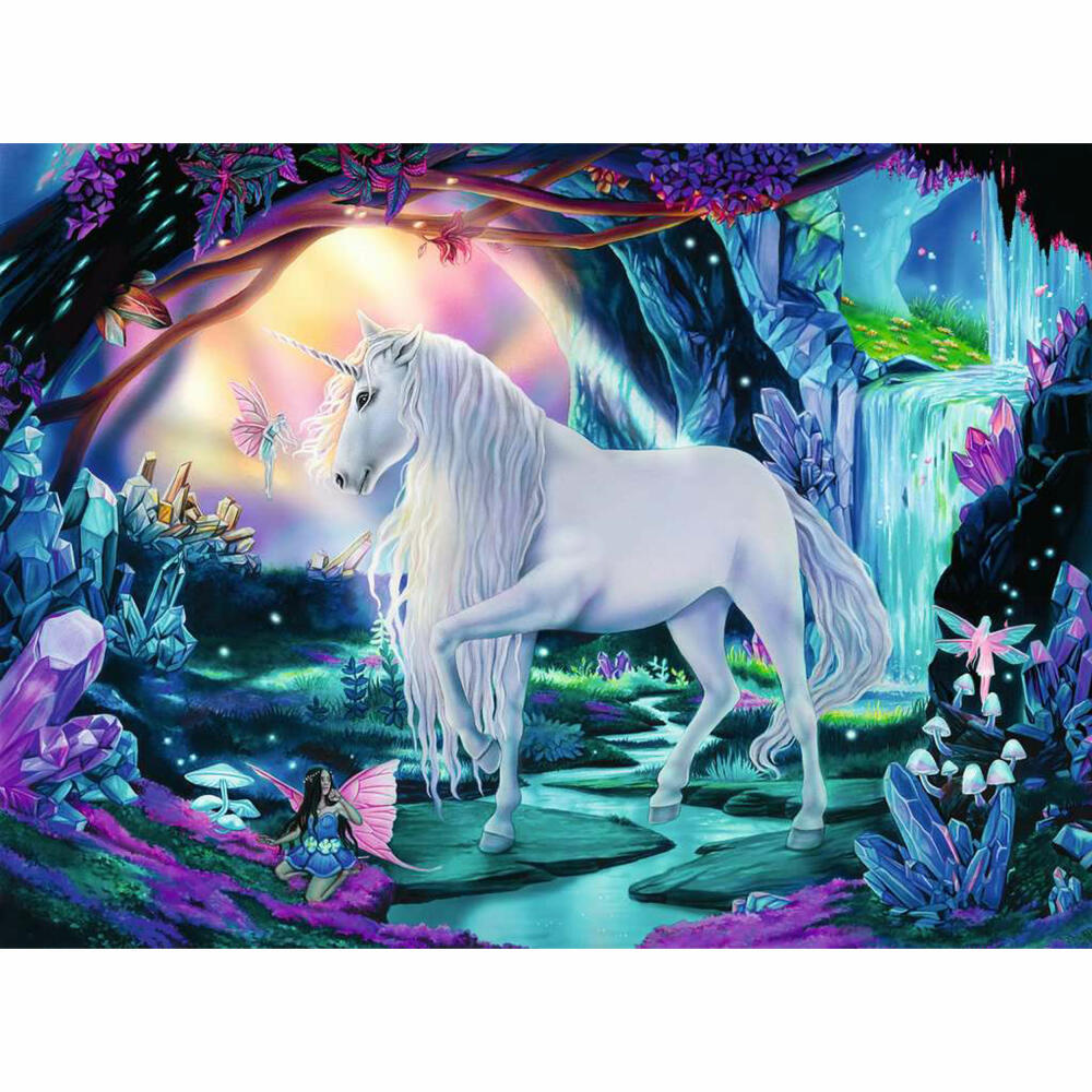 Ravensburger Kristall-Einhorn, 300 Teile XXL, Kinderpuzzle, Kinder Puzzle, ab 9 Jahren, 12000870