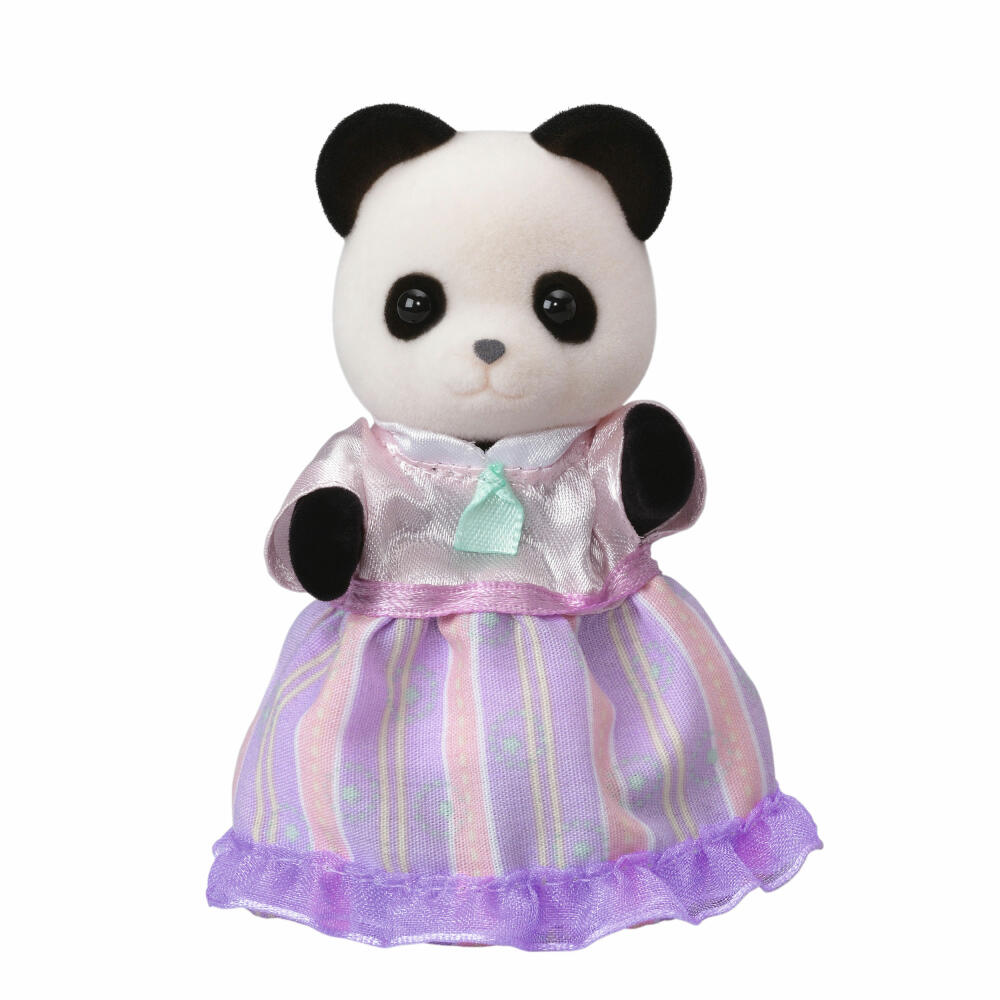 Sylvanian Families Panda Family, Toy Figure, Game Figure, Mother, Father, Figures, Families, 5529