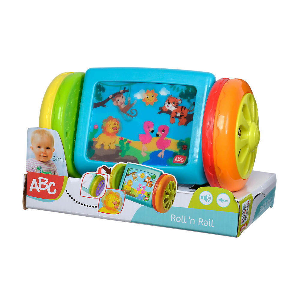Simba ABC Rolling Mirror, with Sound, Wobbly Image, Wobbly Image, Children's Toy, Toy, 104010018