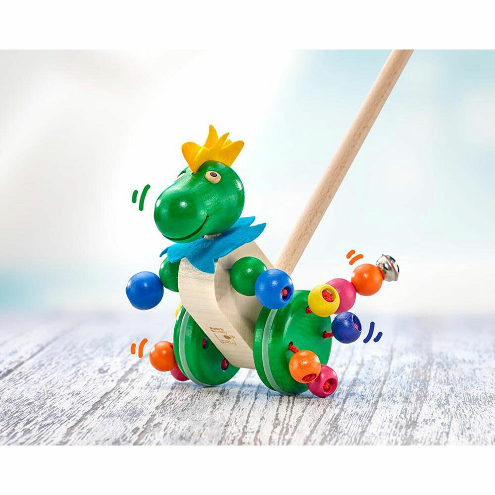 Selecta Spielzeug Tattolo sliding figure, sliding figure, toddler game, toddler toy, wood, 21 cm, 62027