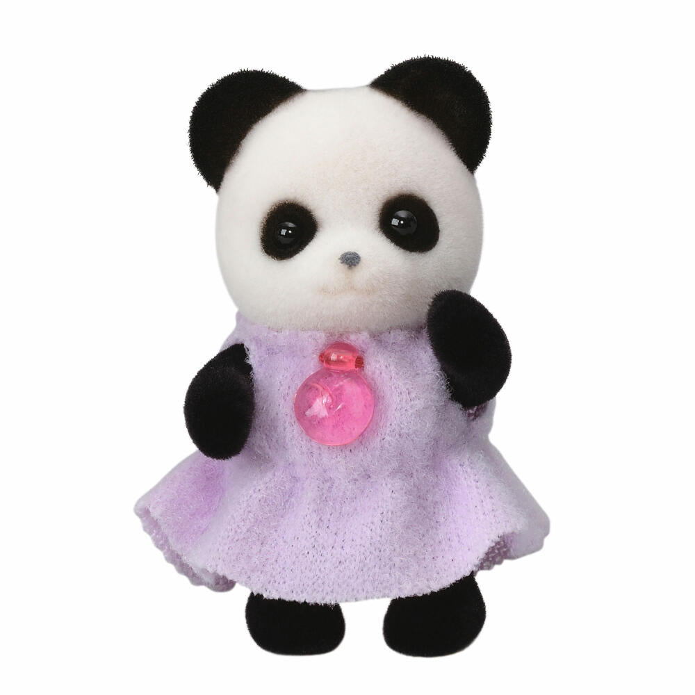Sylvanian Families Panda Family, Toy Figure, Game Figure, Mother, Father, Figures, Families, 5529