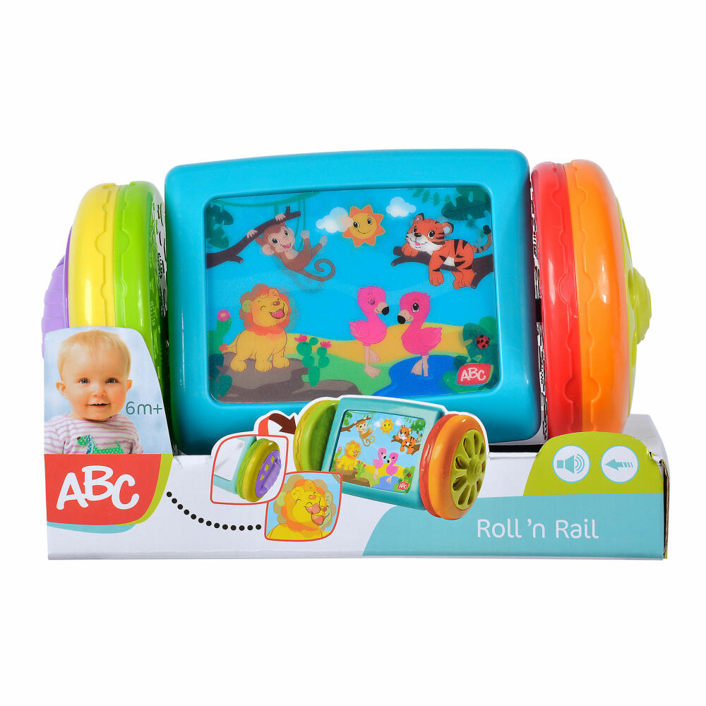 Simba ABC Rolling Mirror, with Sound, Wobbly Image, Wobbly Image, Children's Toy, Toy, 104010018
