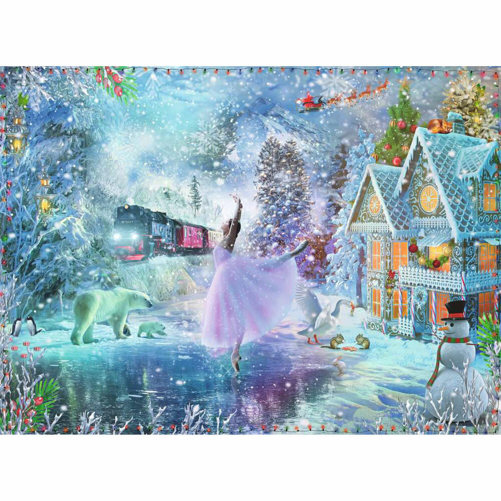 Ravensburger Children's Puzzle Winter Wonderland, Puzzle with XXL Pieces, 300 XXL Pieces, 13299