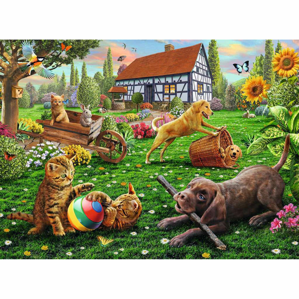 Ravensburger children's puzzle Explorers on four paws, puzzle with XXL pieces, 200 XXL pieces, 12828