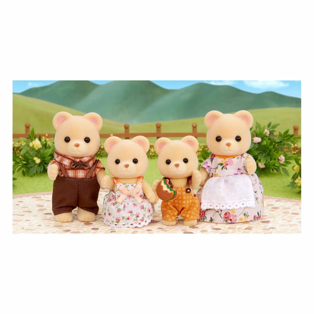 Sylvanian Families Bären Familie, Spielfiguren, Figuren, Spielzeug, Kinder, 5059