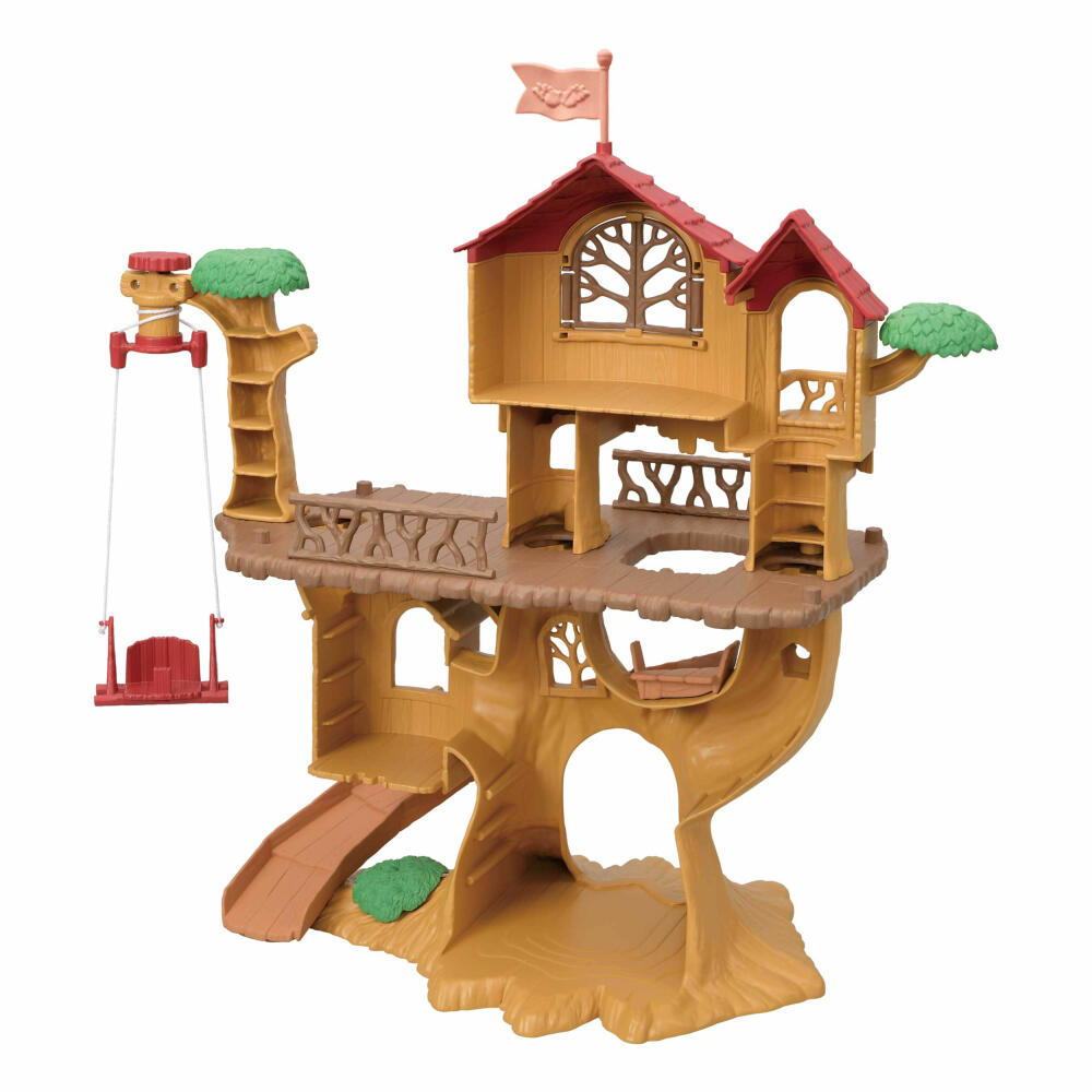Sylvanian Families Adventure Treehouse, Tree Hut, Swing, Slide, Toys, Holiday, 5450