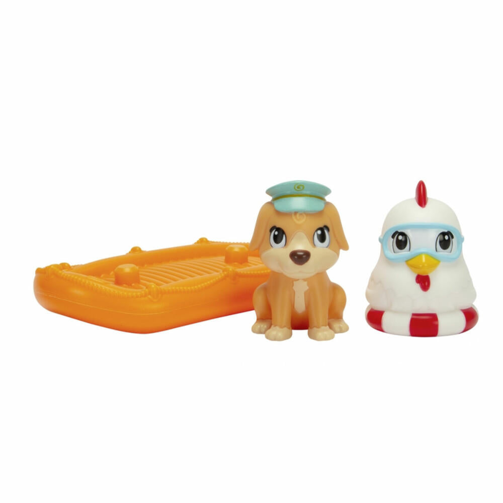 Simba ABC Kleine Tier-Matrosen, Tierfiguren, Spielfiguren, Wasserspielzeug, Spielzeug, 104010092