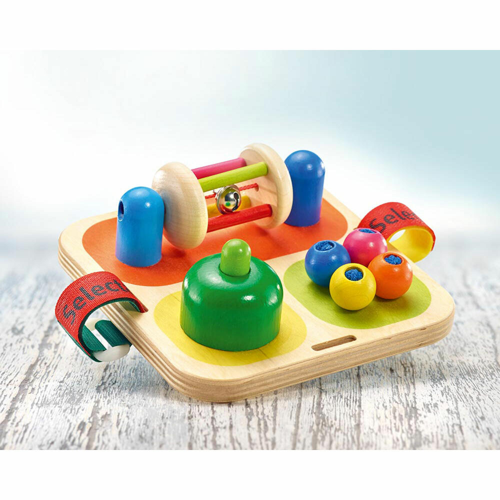 Selecta Spielzeug Tavolini motor skills toy, motor skills, toddler game, toddler toy, wood, 14 cm, 62014