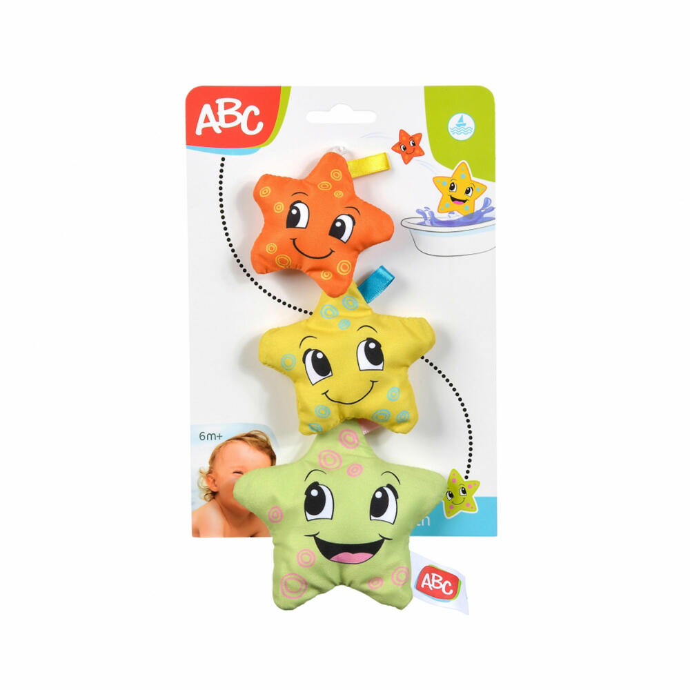 Simba ABC Weiche Seesterne, Wasserspielzeug, Badewannenspielzeug, Badewanne Spielzeug, 104010071