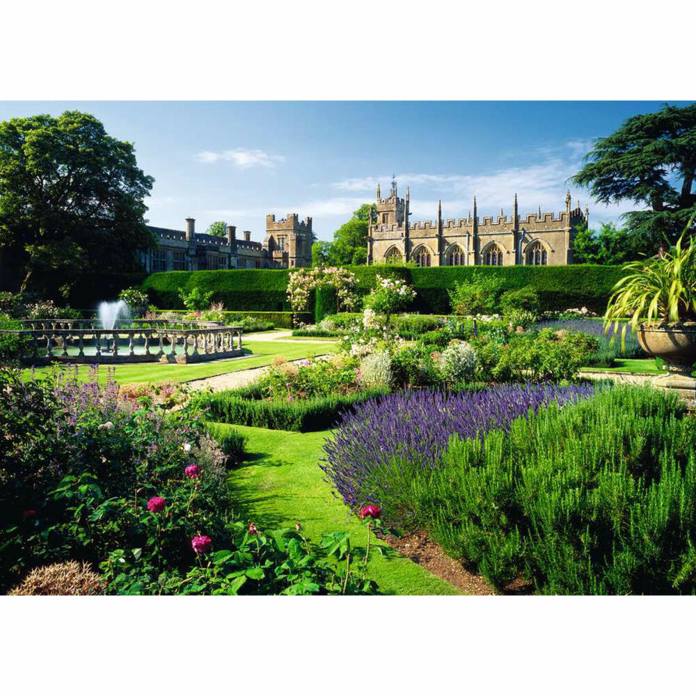Ravensburger Puzzle Queens Garden, Sudeley Castle, England, Erwachsenenpuzzle, 1000 Teile, 12000848