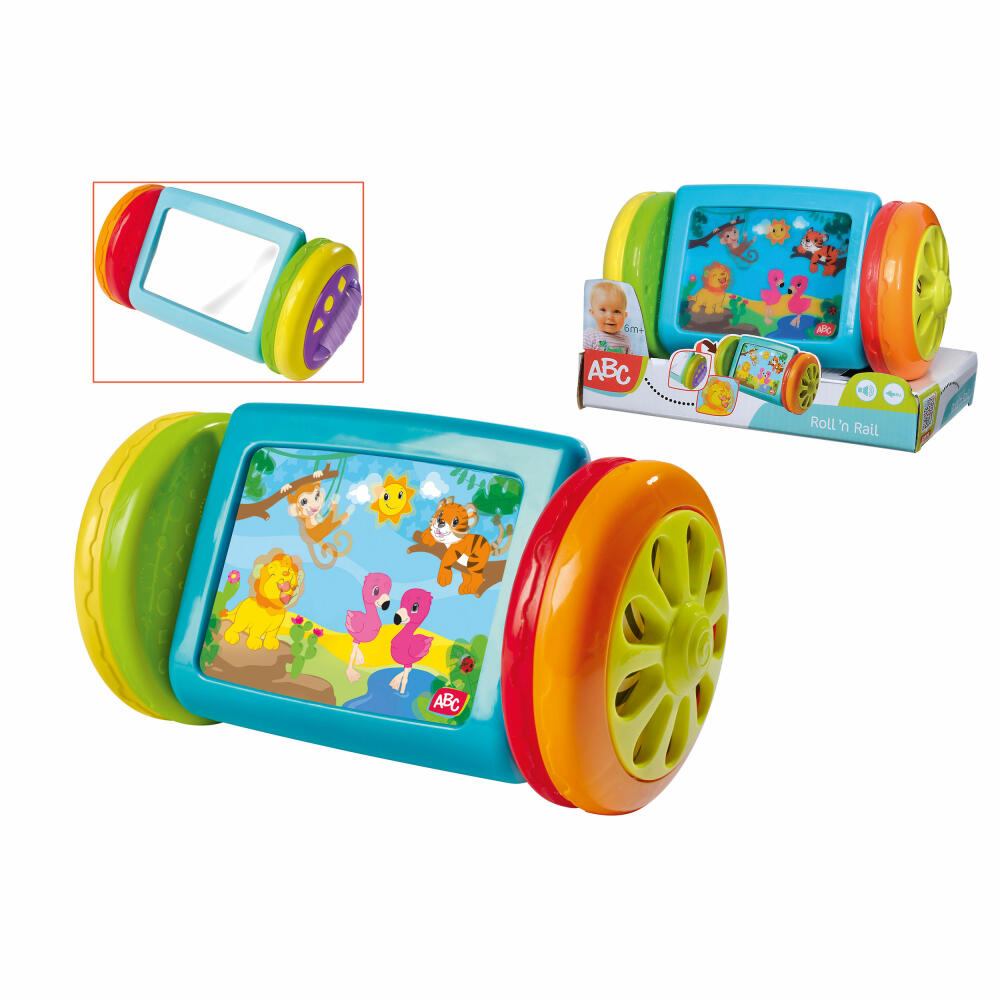 Simba ABC Rolling Mirror, with Sound, Wobbly Image, Wobbly Image, Children's Toy, Toy, 104010018